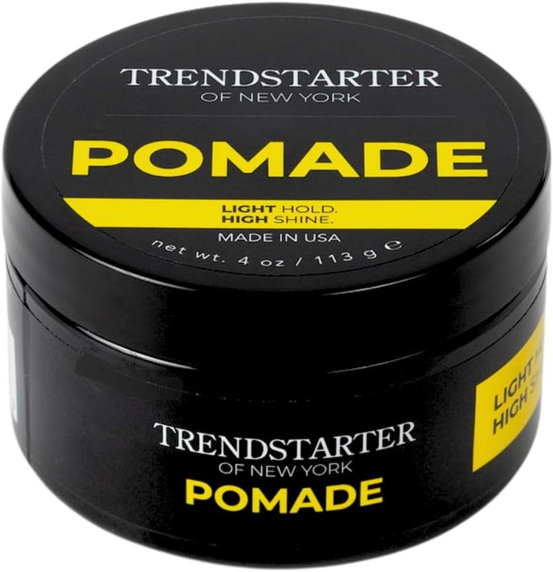 TRENDstarter Classic Pomade - Light Hold, High Shine - 4 Ounce - Image 1